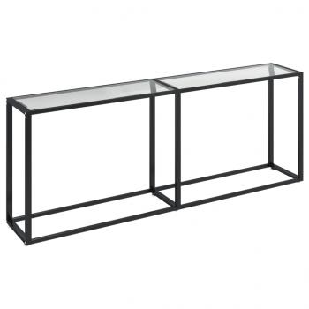 Konsolentisch Transparent 200x35x75,5 cm Hartglas