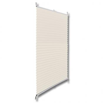 Plissee Faltrollo Rollo Jalousie Plisseerollo 90x200cm Creme