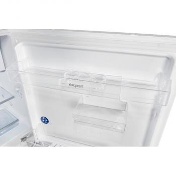 Exquisit UKS130-4-FE-010D Unterbau-Kühlschrank, Nischenhöhe: 82,5 cm, 121L, Festtürtechnik, Schnellgefrieren, weiß