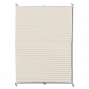 Plissee Faltrollo Rollo Plisseerollo 80x100cm Creme