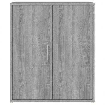 Schuhschrank Grau Sonoma 60x35x70 cm Holzwerkstoff