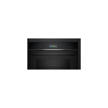 Siemens CM724G1B1 iQ700 Einbaukompaktbackofen mit Mikrowellenfunktion, 59,4 cm breit, 900 W, 45 L, Home Connect, Grillfunktion, schwarz