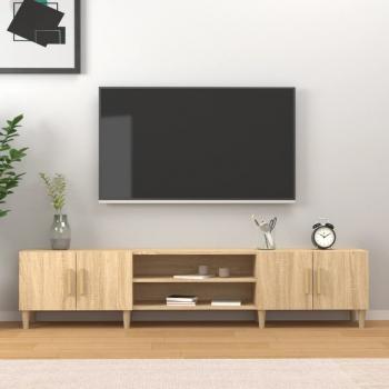 ARDEBO.de - TV-Schrank Sonoma-Eiche 180x31,5x40 cm Holzwerkstoff