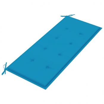 Gartenbank-Auflage Blau 120x50x3 cm Oxford-Gewebe