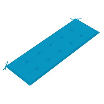 Gartenbank-Auflage Blau 150x50x3 cm Oxford-Gewebe