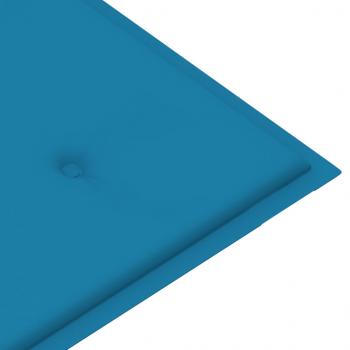 Gartenbank-Auflage Blau 180x50x3 cm Oxford-Gewebe