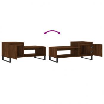 Couchtisch Braun Eichen-Optik 100x50x45 cm Holzwerkstoff