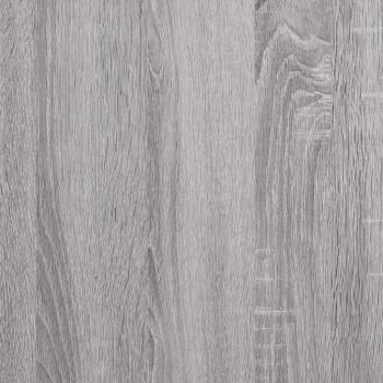 Wandregale 2 Stk. Grau Sonoma 80x25x25,5 cm Holzwerkstoff