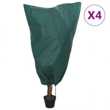 ARDEBO.de - Wintervlies mit Kordelzug 4 Stk. 70 g/m² 0,8x1,2 m