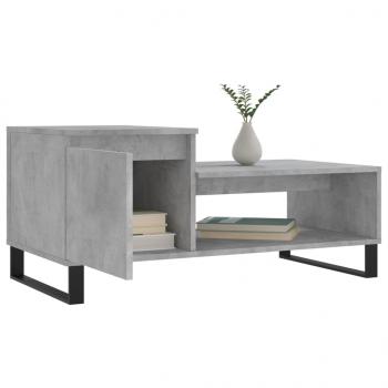 Couchtisch Betongrau 100x50x45 cm Holzwerkstoff