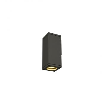 ARDEBO.de SLV THEO WALL Outdoor Wandleuchte, QPAR51, eckig, anthrazit, max. 35W (229525)