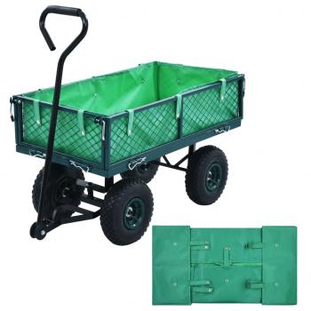 ARDEBO.de - Gartenwagen-Einlage Grün Stoff