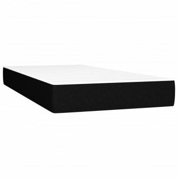 Boxspringbett mit Matratze Schwarz 90x190 cm Samt