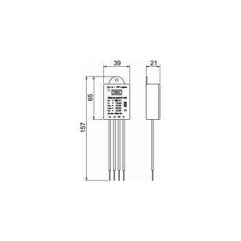 OBO Bettermann ÜSM-20-230I1P+PE ÜSSmodul für LED-Leuchten, 1 Phase, 230V, Typ 2+3 (5092431)