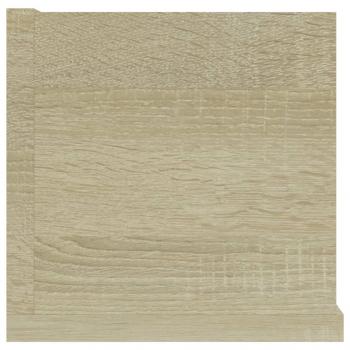 CD-Wandregal Sonoma-Eiche 100x18x18 cm Holzwerkstoff