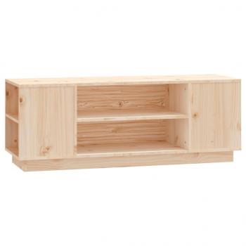 TV-Schrank 110x35x40,5 cm Massivholz Kiefer