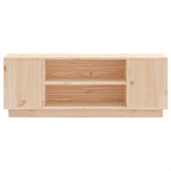 TV-Schrank 110x35x40,5 cm Massivholz Kiefer