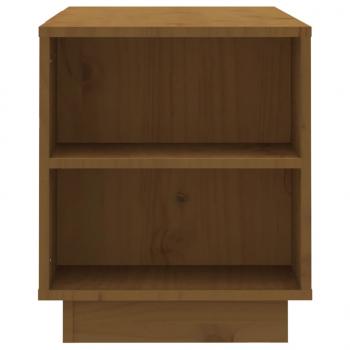 TV-Schrank Honigbraun 110x35x40,5 cm Massivholz Kiefer