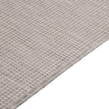 Outdoor-Teppich Flachgewebe 80x250 cm Taupe