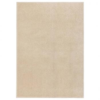 ARDEBO.de - Teppich Kurzflor 240x340 cm Beige