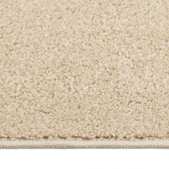 Teppich Kurzflor 240x340 cm Beige