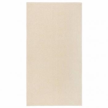 ARDEBO.de - Teppich Kurzflor 80x150 cm Creme