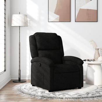 ARDEBO.de - Relaxsessel Schwarz Stoff