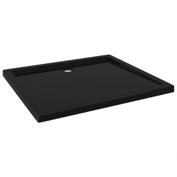 Duschtasse ABS Rechteckig Schwarz 80x90 cm