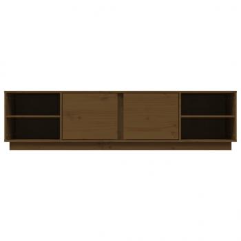 TV-Schrank Honigbraun 156x40x40 cm Massivholz Kiefer