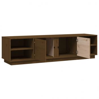 TV-Schrank Honigbraun 156x40x40 cm Massivholz Kiefer