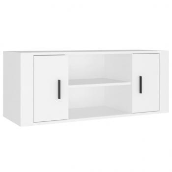 TV-Schrank Weiß 100x35x40 cm Holzwerkstoff