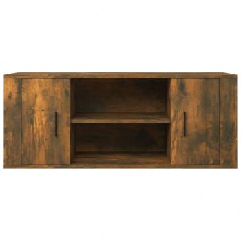 TV-Schrank Räuchereiche 100x35x40 cm Holzwerkstoff