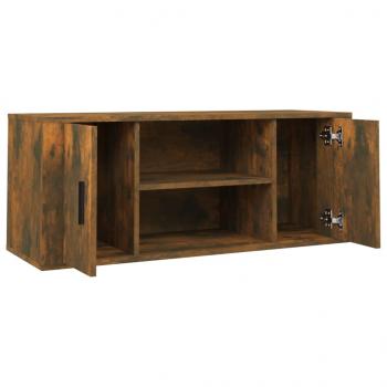 TV-Schrank Räuchereiche 100x35x40 cm Holzwerkstoff