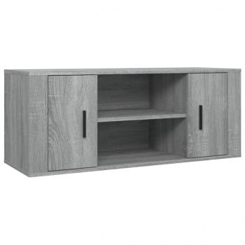 TV-Schrank Grau Sonoma 100x35x40 cm Holzwerkstoff