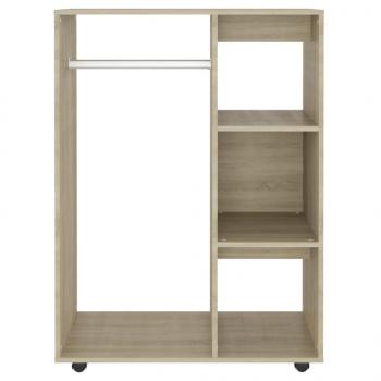 Kleiderschrank Sonoma-Eiche 80x40x110 cm Holzwerkstoff