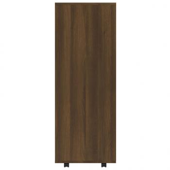 Kleiderschrank Braun Eichen-Optik 80x40x110 cm Holzwerkstoff