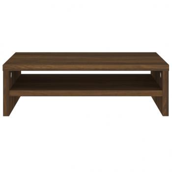 Monitorständer Braun Eichen-Optik 42x24x13 cm Holzwerkstoff