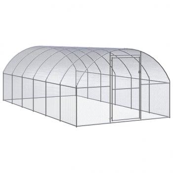 ARDEBO.de - Outdoor-Hühnerstall 3x6x2 m Verzinkter Stahl