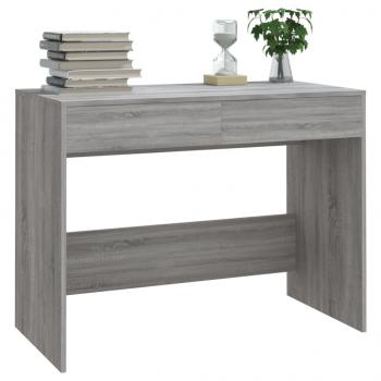 Schreibtisch Grau Sonoma 101x50x76,5 cm Holzwerkstoff