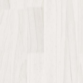Massivholzbett Weiß Kiefer 140x200 cm
