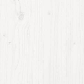 Massivholzbett Weiß Kiefer 140x190 cm