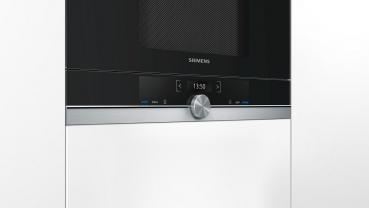 Siemens BF634LGS1 iQ700 Einbau-Mikrowelle, 900 W, 21l, 59,4 cm breit, cookControl Plus, Edelstahl