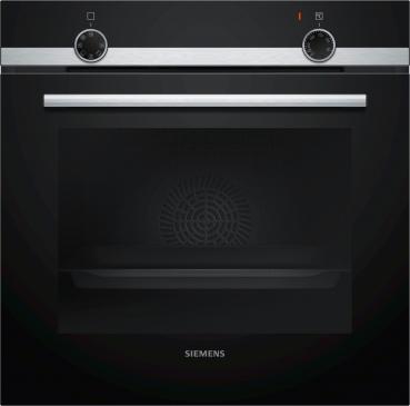 ARDEBO.de Siemens HB510ABR1 iQ100 EEK: A Einbaubackofen, 60 cm breit, 71l, Schnellaufheizung, 3D-Heißluft, Edelstahl