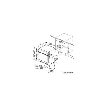 Bosch SMI4EVS15E Serie 4 Teilintegrierter Geschirrspüler, 60 cm breit, 13 Maßgedecke, AquaStop, HomeConnect, Kindersicherung, Edelstahl