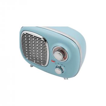 Eurom B-4 PTC Heater Keramikheizung, 1500W, Thermostat, Kippschutz, Überhitzungsschutz, blau (341416)