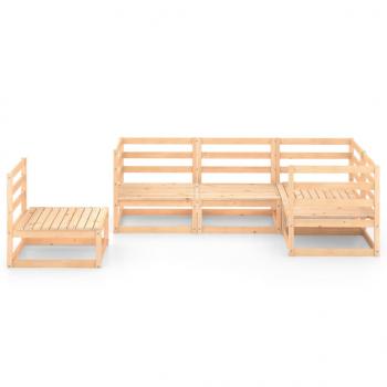 5-tlg. Garten-Lounge-Set Massivholz Kiefer