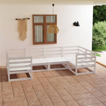 ARDEBO.de - 6-tlg. Garten-Lounge-Set Massivholz Kiefer