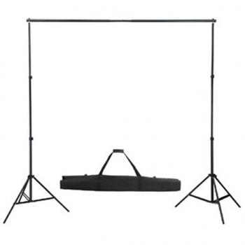 Fotostudio-Set mit Weißem Hintergrund 600×300 cm & Leuchten