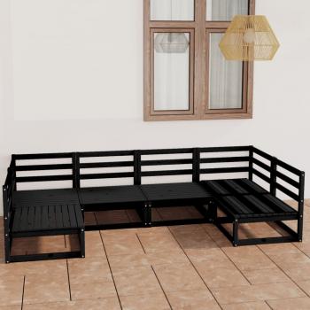 ARDEBO.de - 6-tlg. Garten-Lounge-Set Massivholz Kiefer