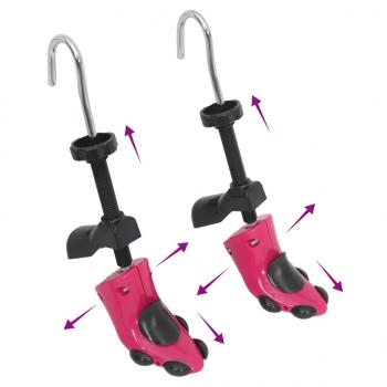 Schuhspanner mit Schuhanzieher Rosa EU 34-40 Kunststoff